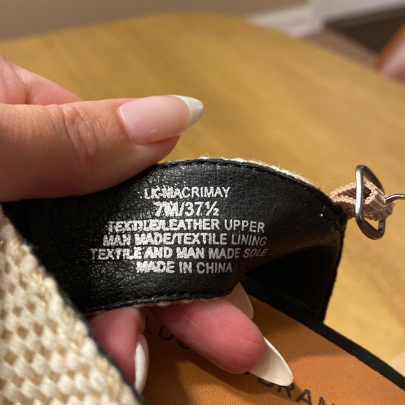 Lucky Brand wedge size 7 new - Picture 4 of 5